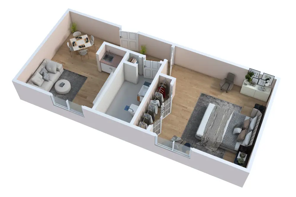 San Luis, Monroe | One Bedroom San Luis, Monroe | One Bedroom